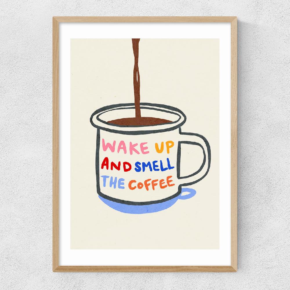 East End Prints Smell Coffee