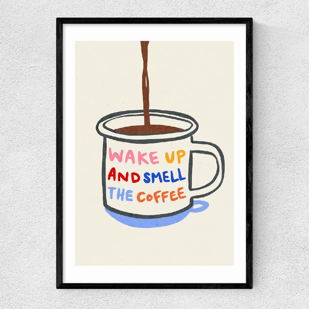 east end prints Smell Coffee