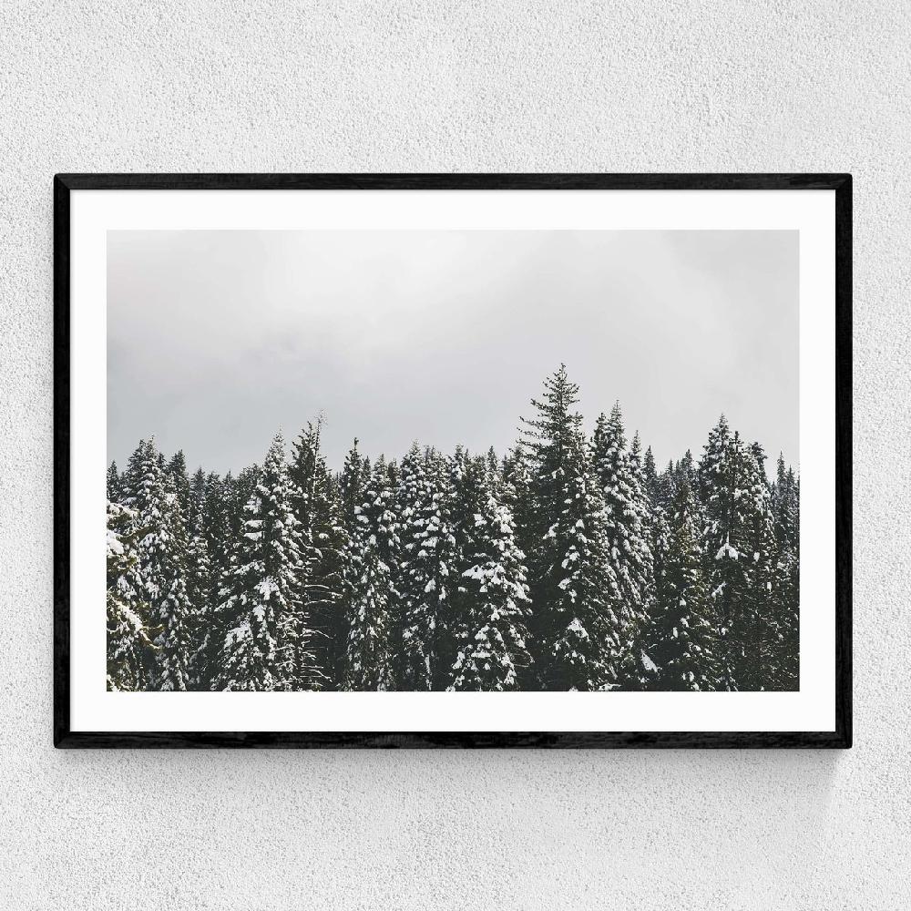 east end prints Snow Trees