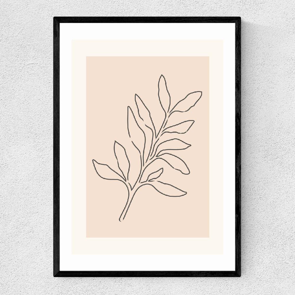 east end prints Soft Leaves I