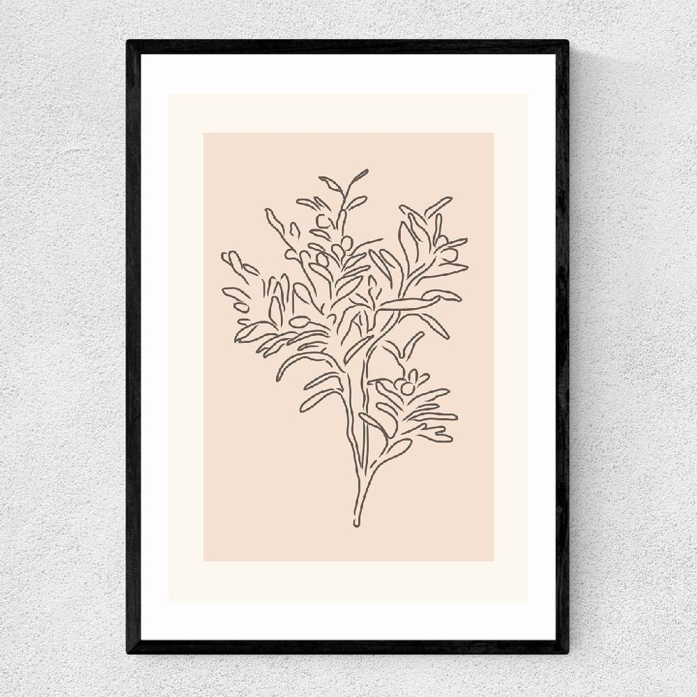 east end prints Soft Leaves II