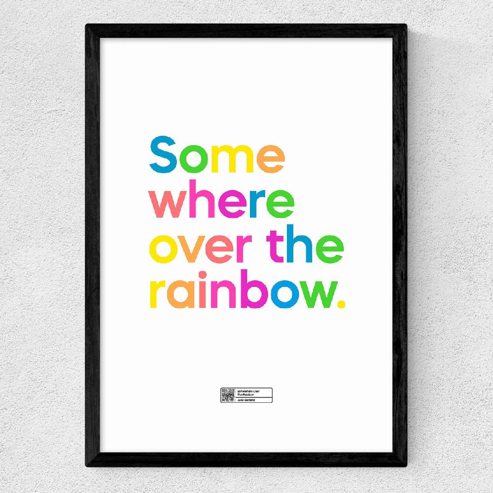 East End Prints Somewhere Over The Rainbow