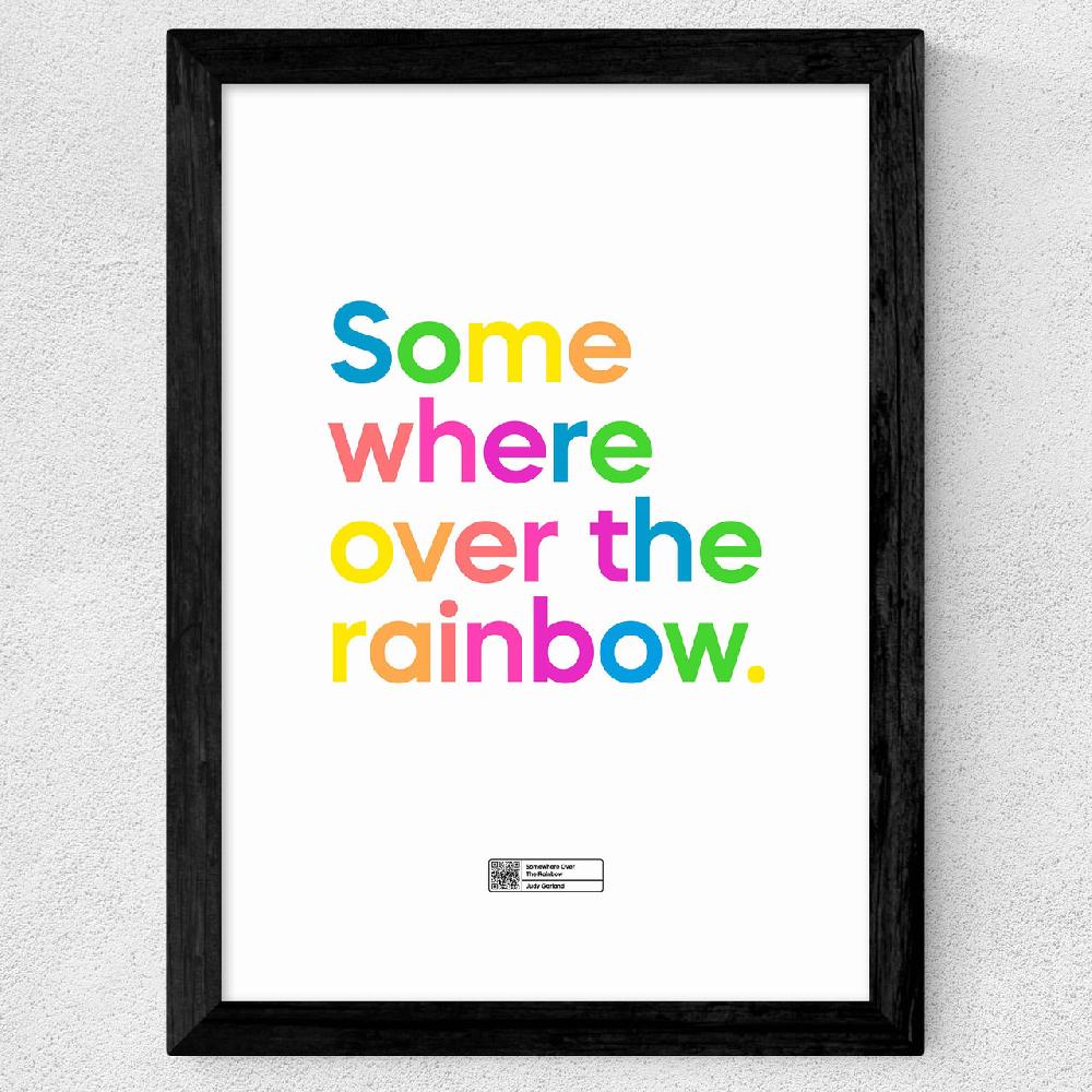 East End Prints Somewhere Over The Rainbow