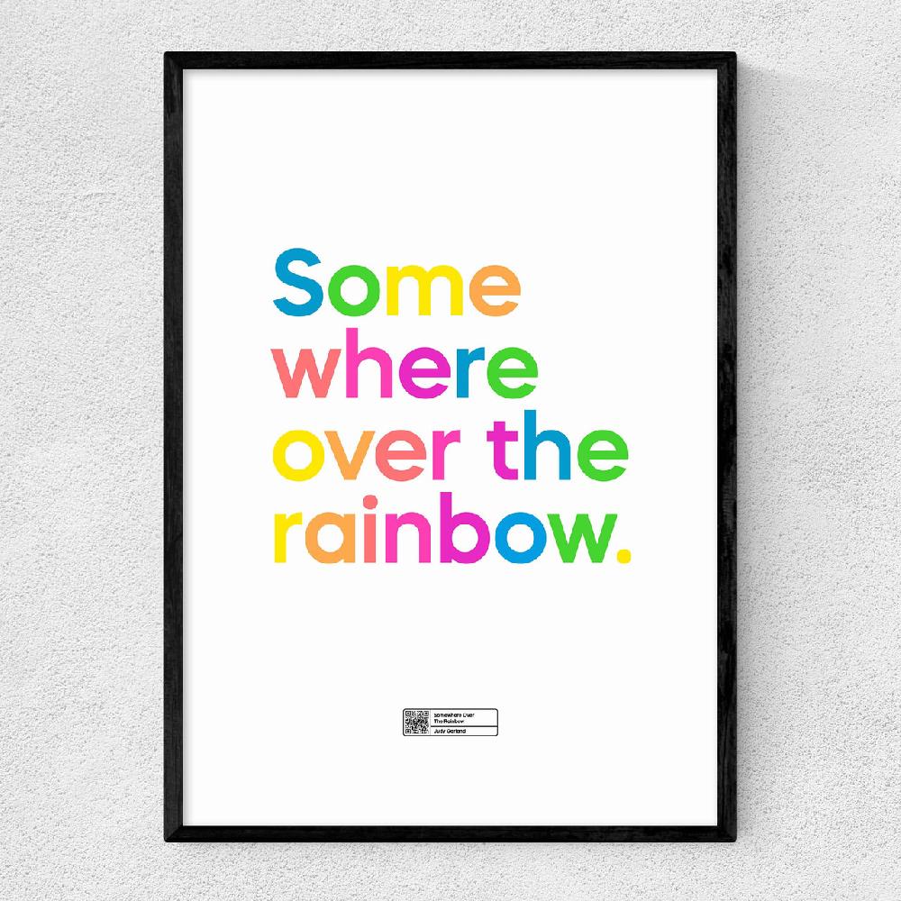 east end prints Somewhere Over The Rainbow