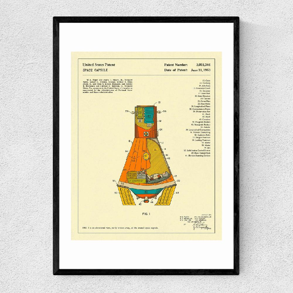 east end prints Space Capsule