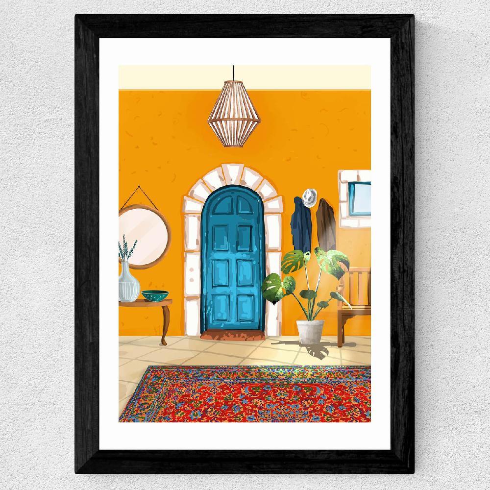 East End Prints Spanish Villa Interior