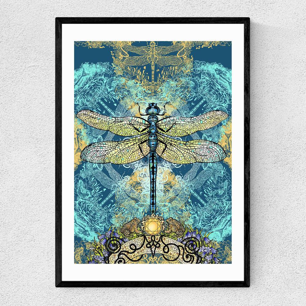 east end prints Spirited Dragonfly