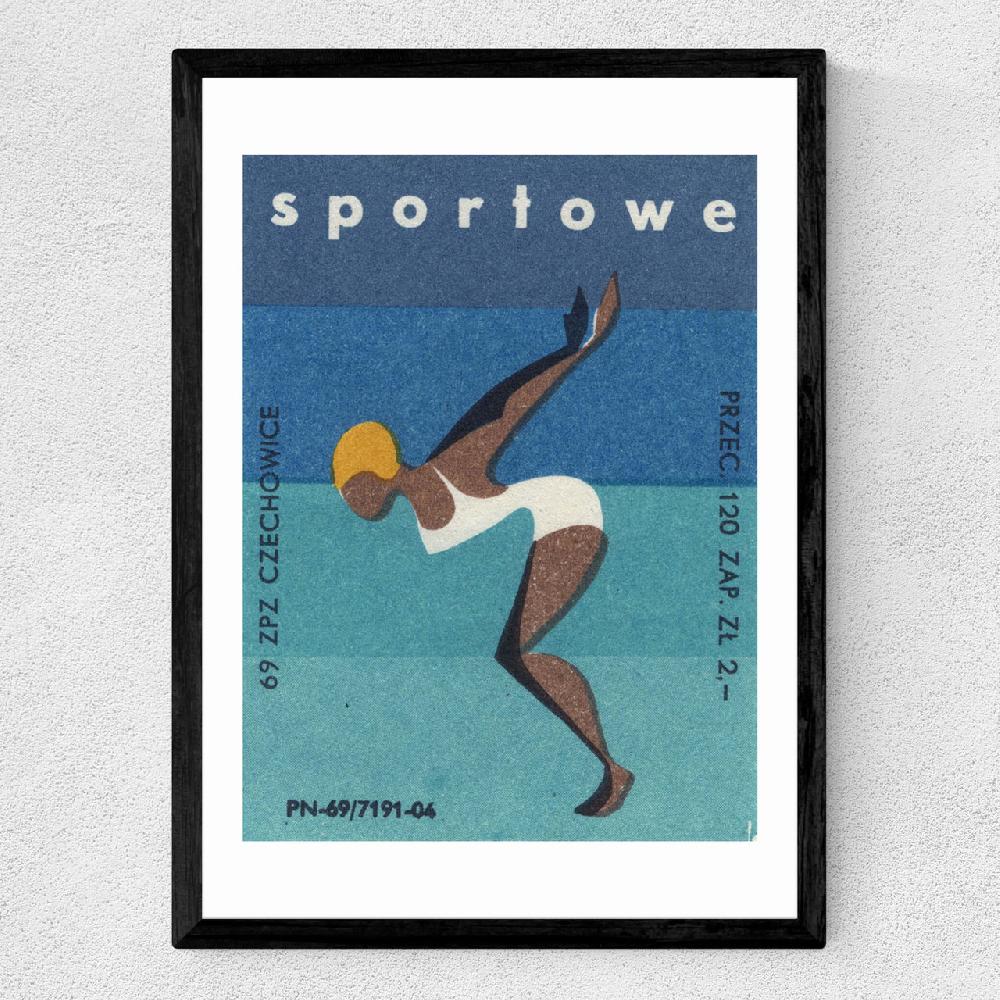 East End Prints Sportowe Diver Matchbox