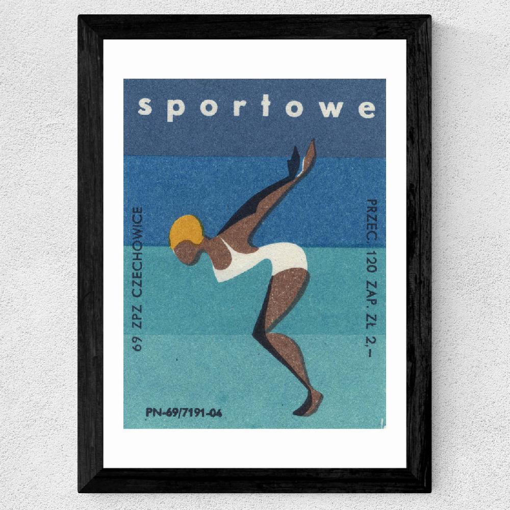 East End Prints Sportowe Diver Matchbox