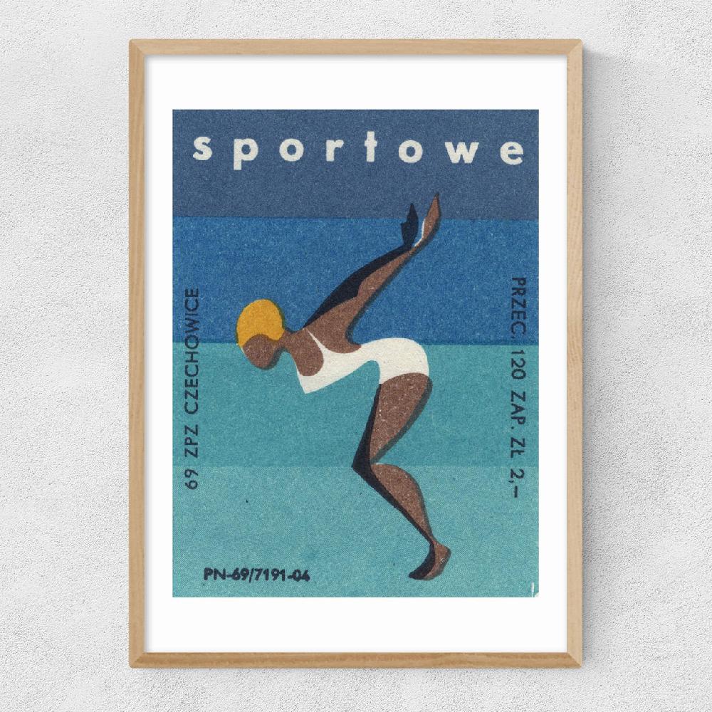 East End Prints Sportowe Diver Matchbox