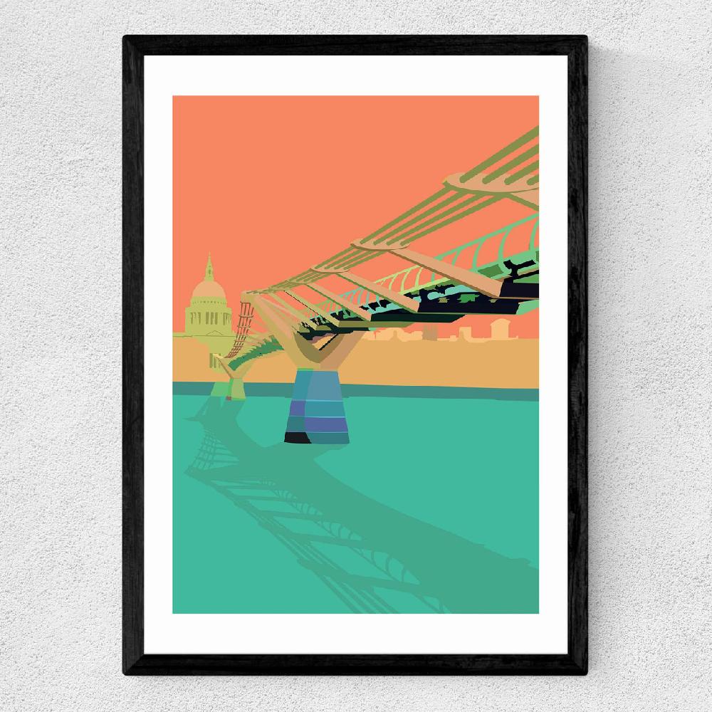 East End Prints St Paul's And Millennium Bridge