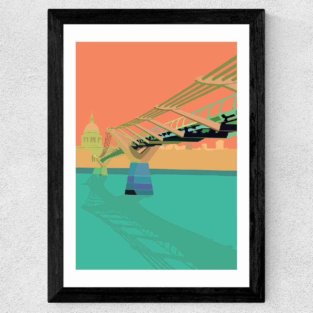 East End Prints St Paul's And Millennium Bridge