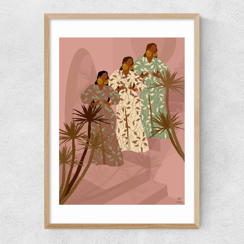 East End Prints Staircase To Morocco