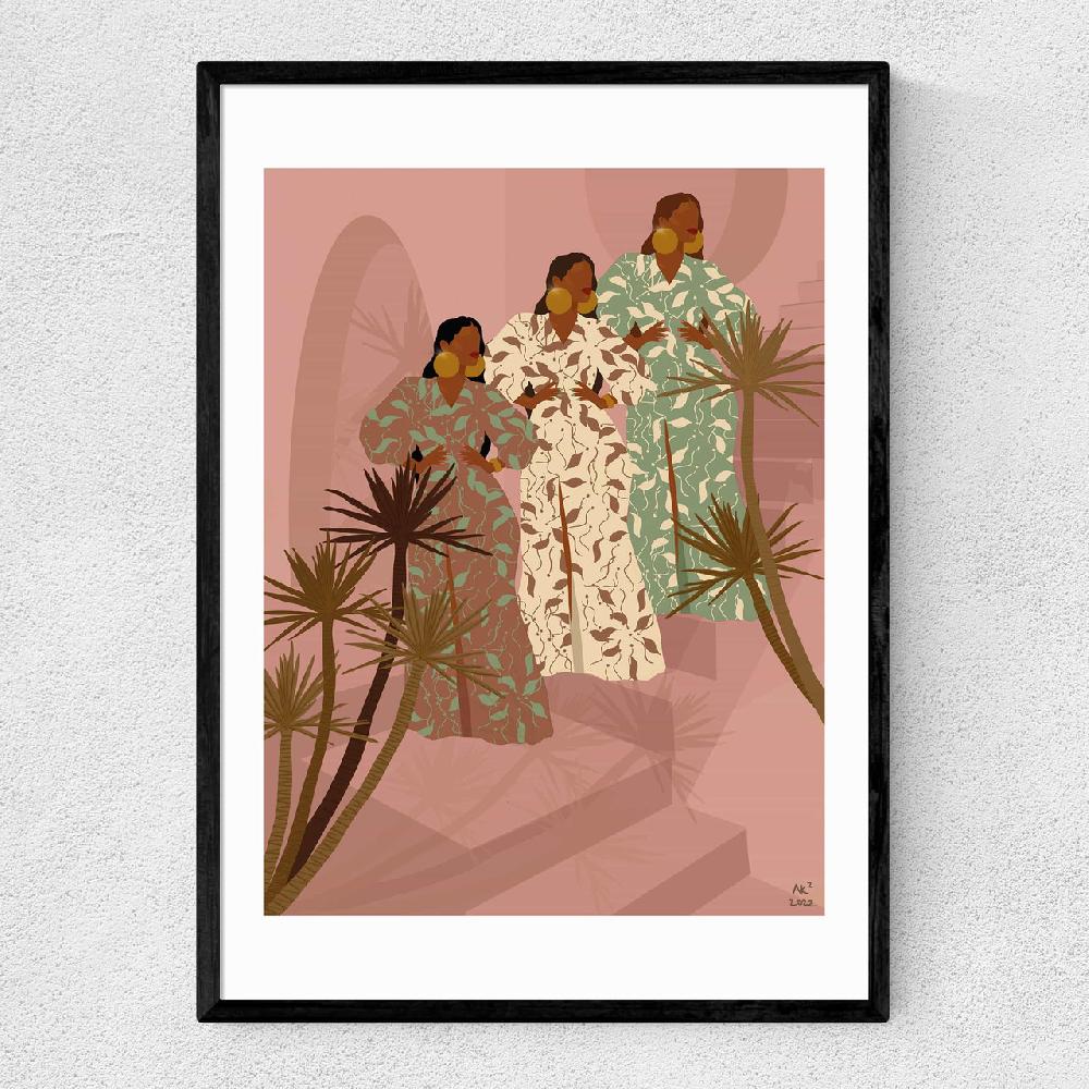 east end prints Staircase to Morocco