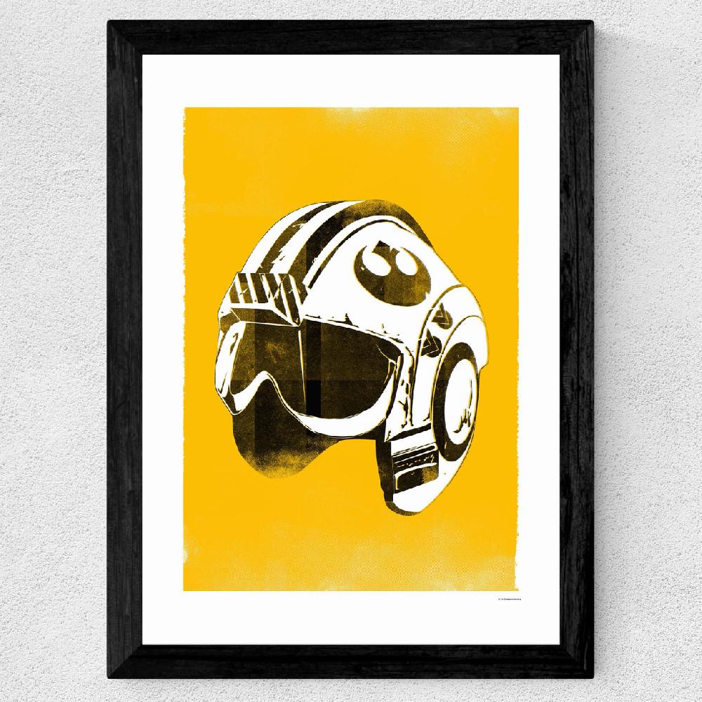 East End Prints Star Wars Helmet - Red Five