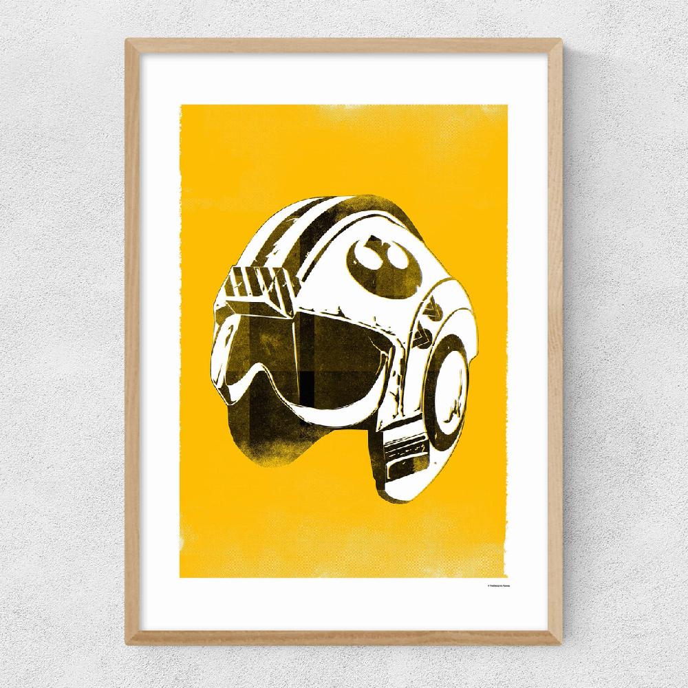 East End Prints Star Wars Helmet - Red Five