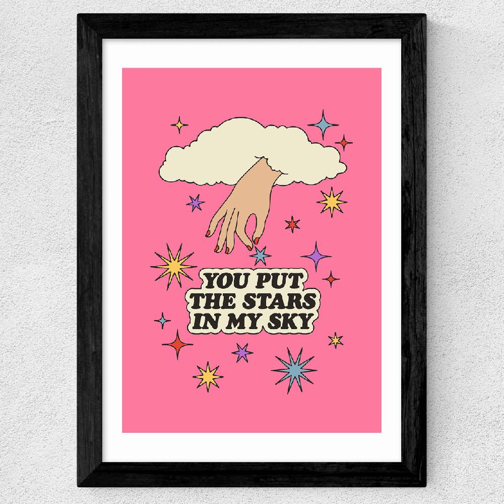 East End Prints Stars In My Sky