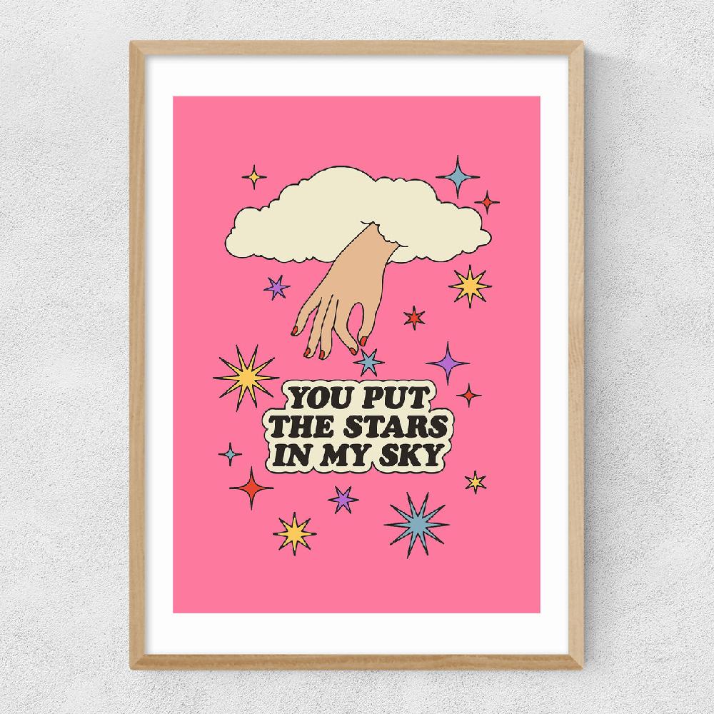 East End Prints Stars In My Sky