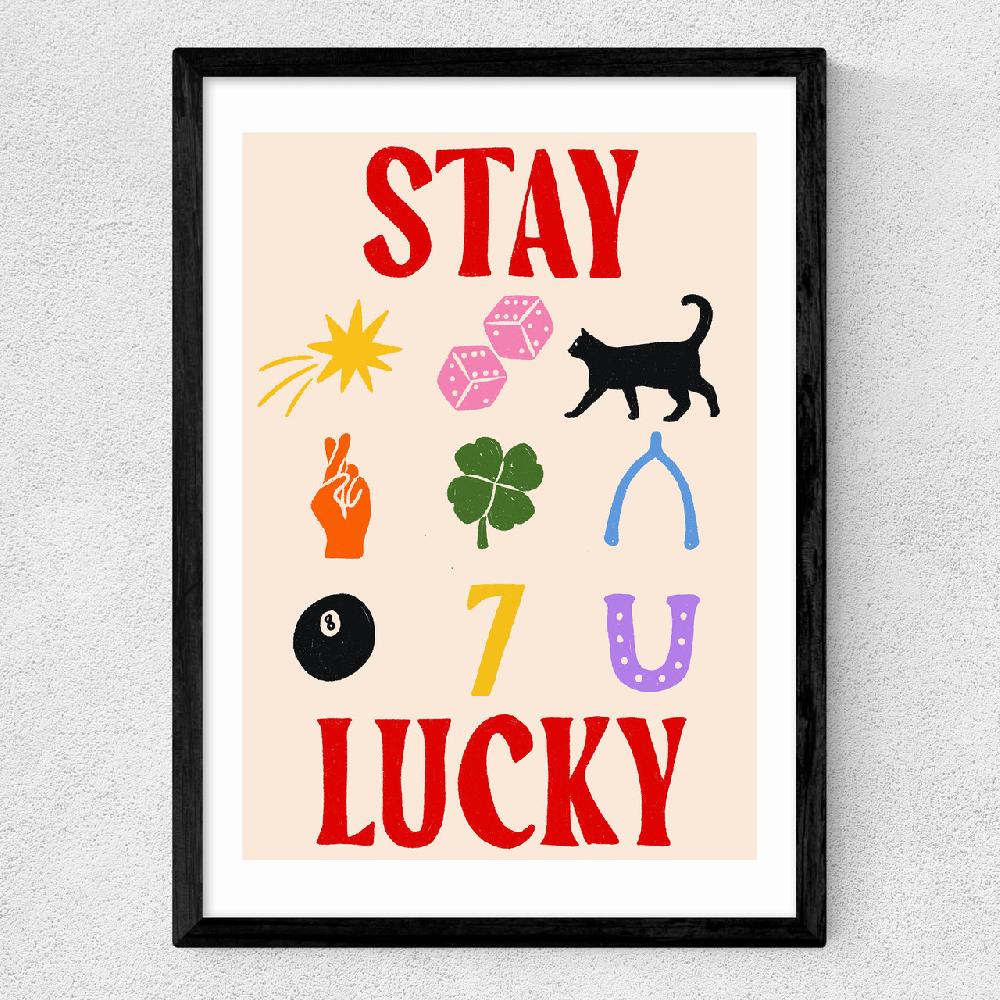 East End Prints Stay Lucky