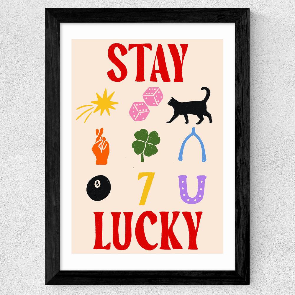 East End Prints Stay Lucky