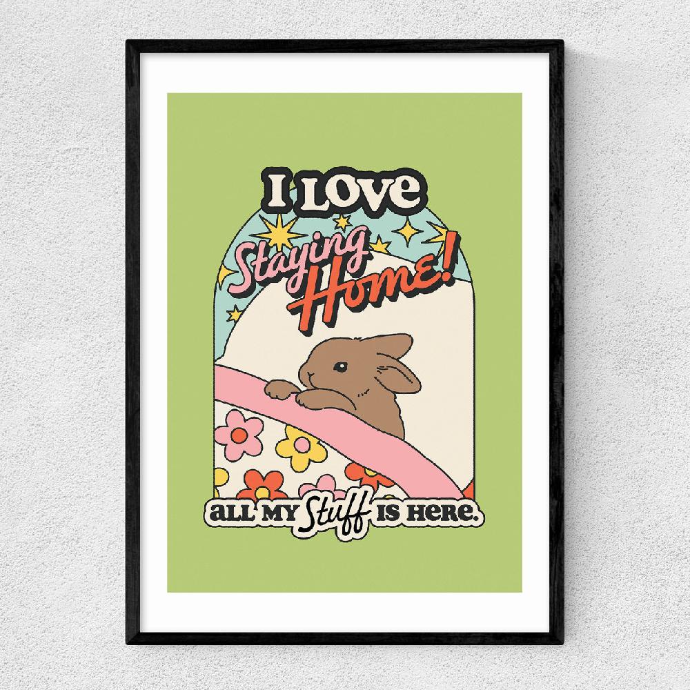 east end prints Staying Home
