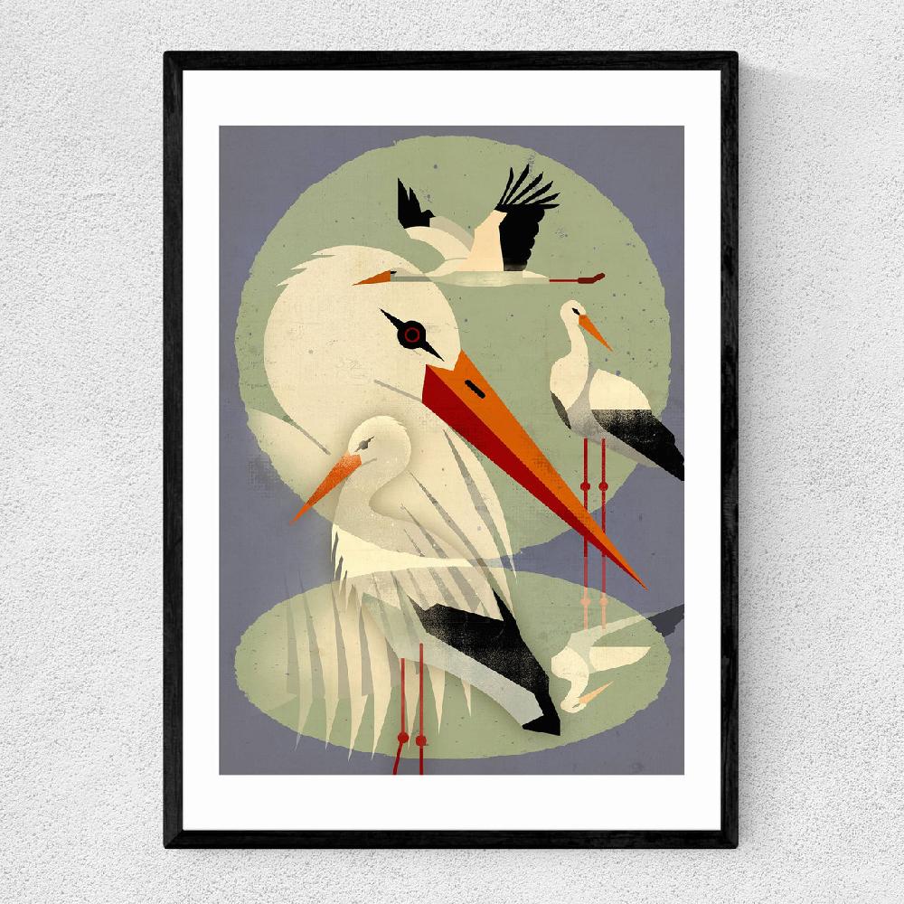 east end prints Storks