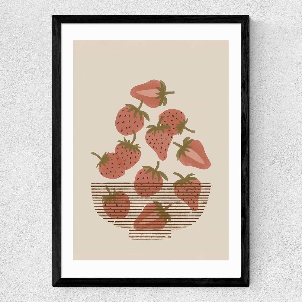 East End Prints Strawberry Bowl
