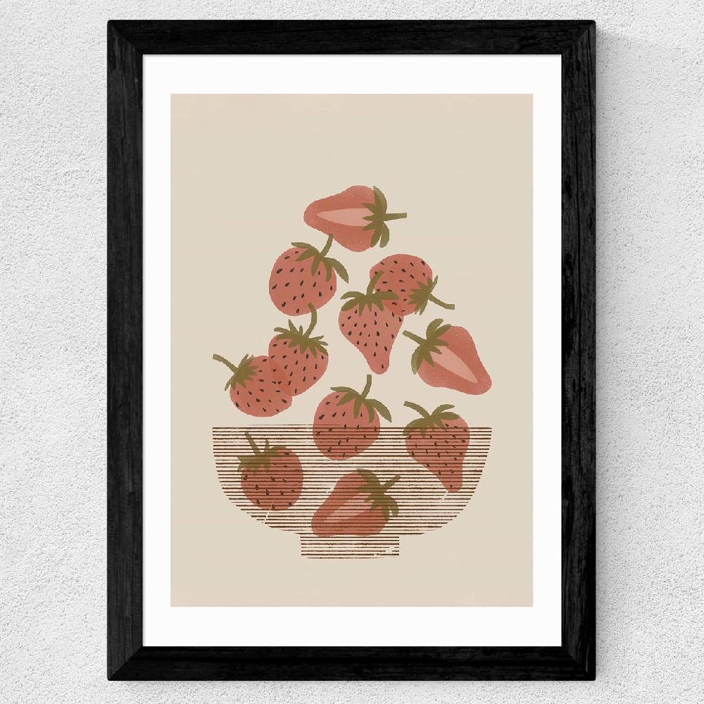 East End Prints Strawberry Bowl