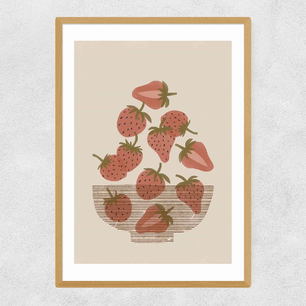 East End Prints Strawberry Bowl