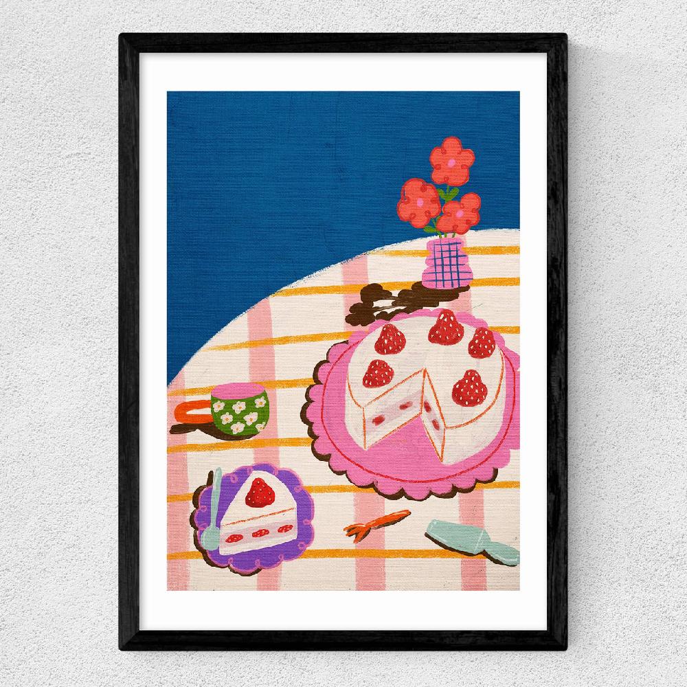 East End Prints Strawberry By Kartika Paramita