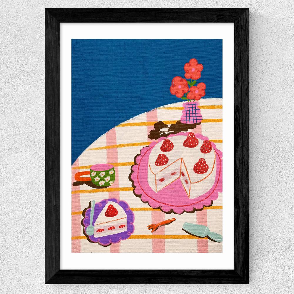 East End Prints Strawberry By Kartika Paramita