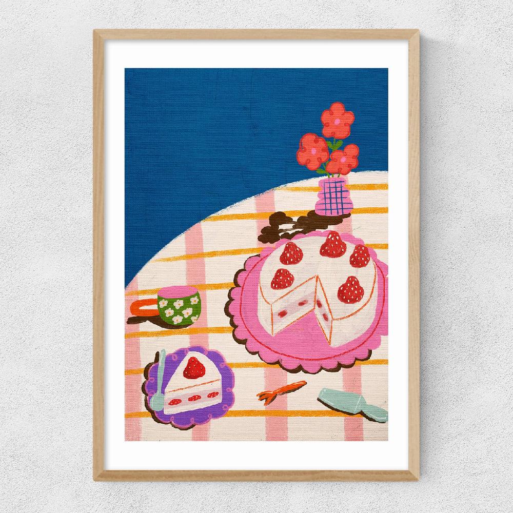 East End Prints Strawberry By Kartika Paramita