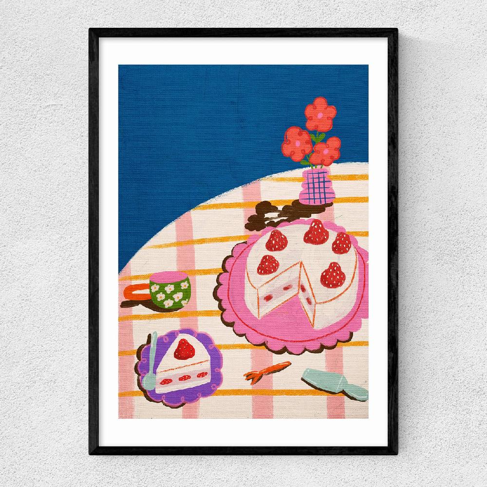 east end prints Strawberry by Kartika Paramita