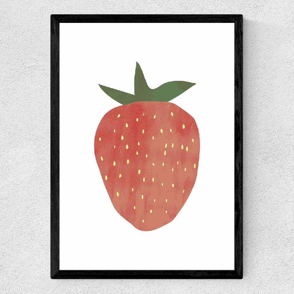 East End Prints Strawberry By Kid Of The Village