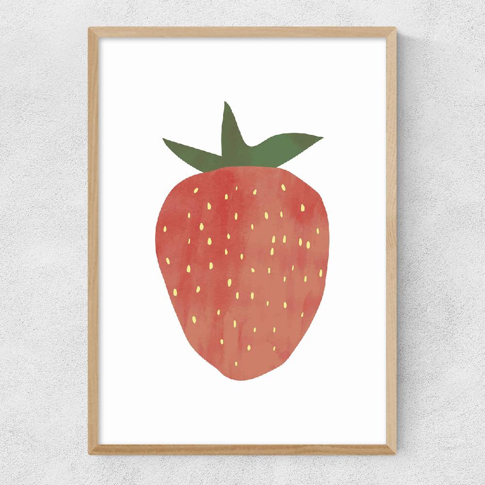 East End Prints Strawberry By Kid Of The Village