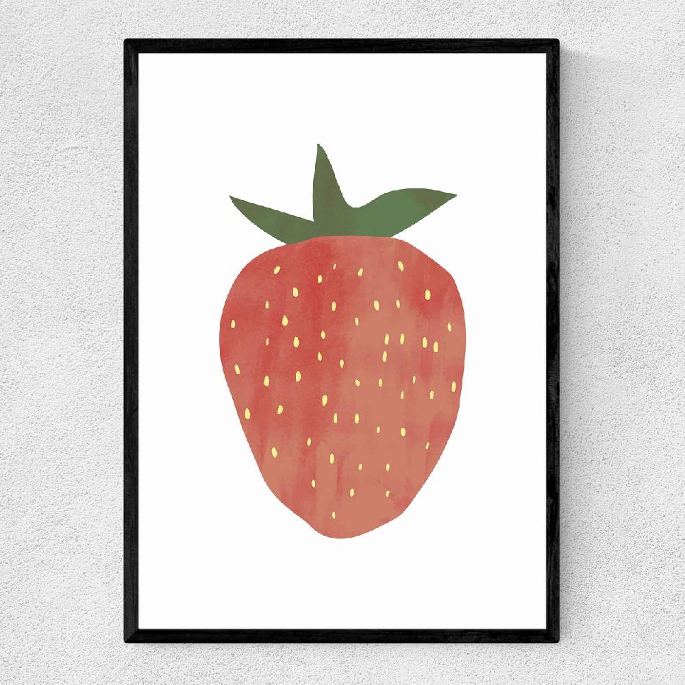 east end prints Strawberry by Kid of the Village