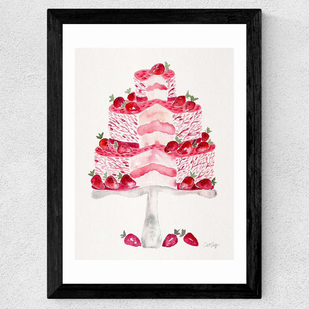 East End Prints Strawberry Short Cake