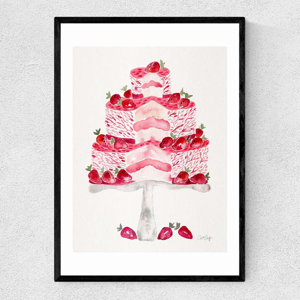 east end prints Strawberry Short Cake