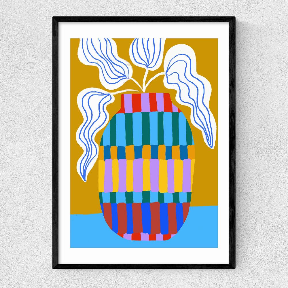 east end prints Striped Pot