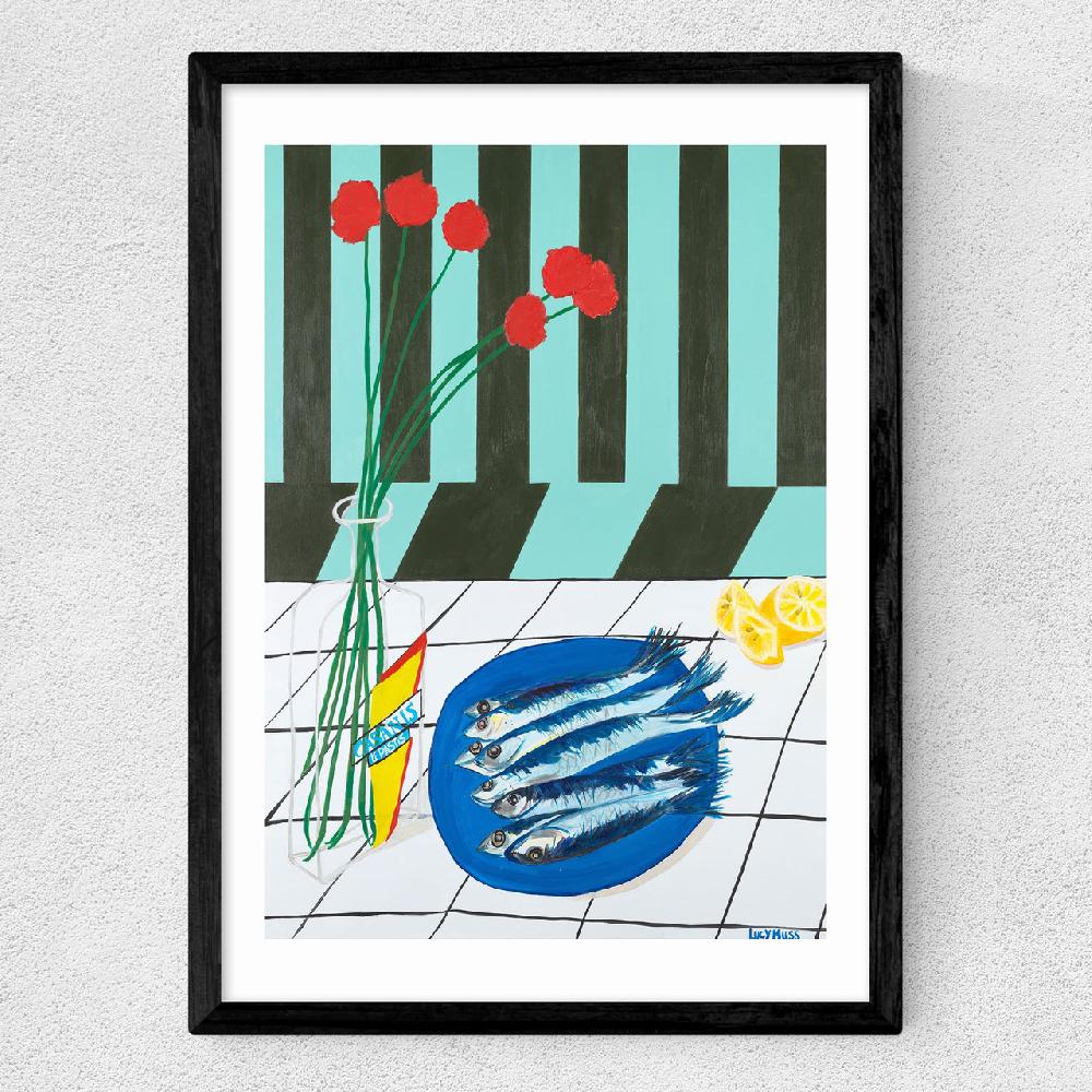 East End Prints Striped Sardines