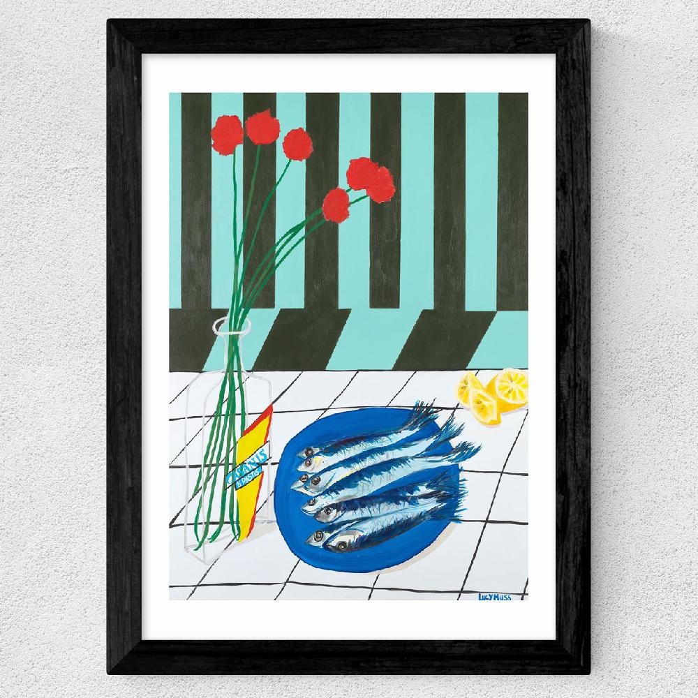 East End Prints Striped Sardines