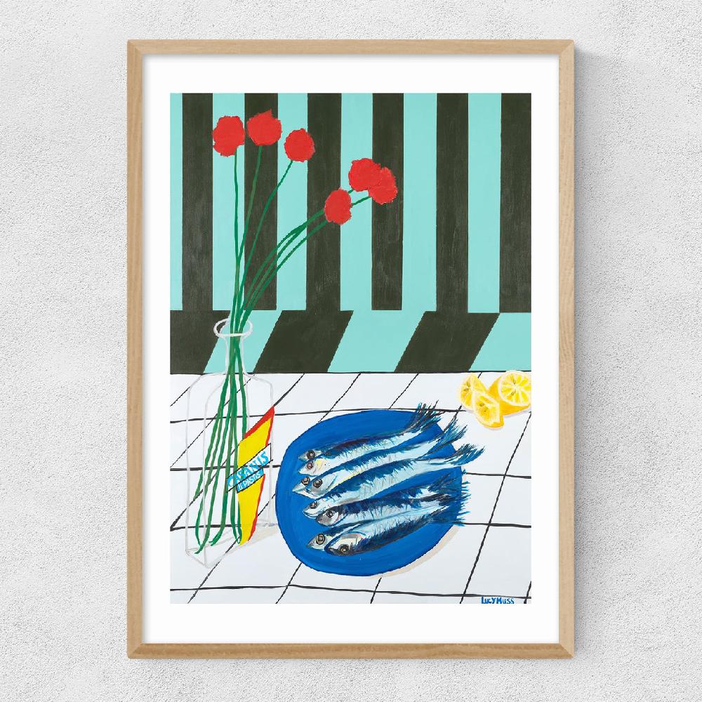 East End Prints Striped Sardines