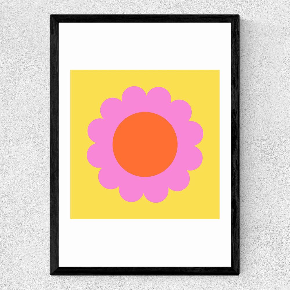 East End Prints Summer Bloom In Yellow