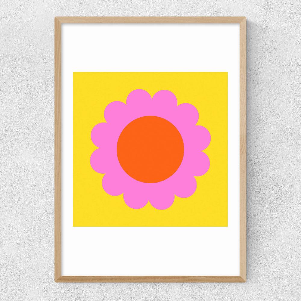 East End Prints Summer Bloom In Yellow