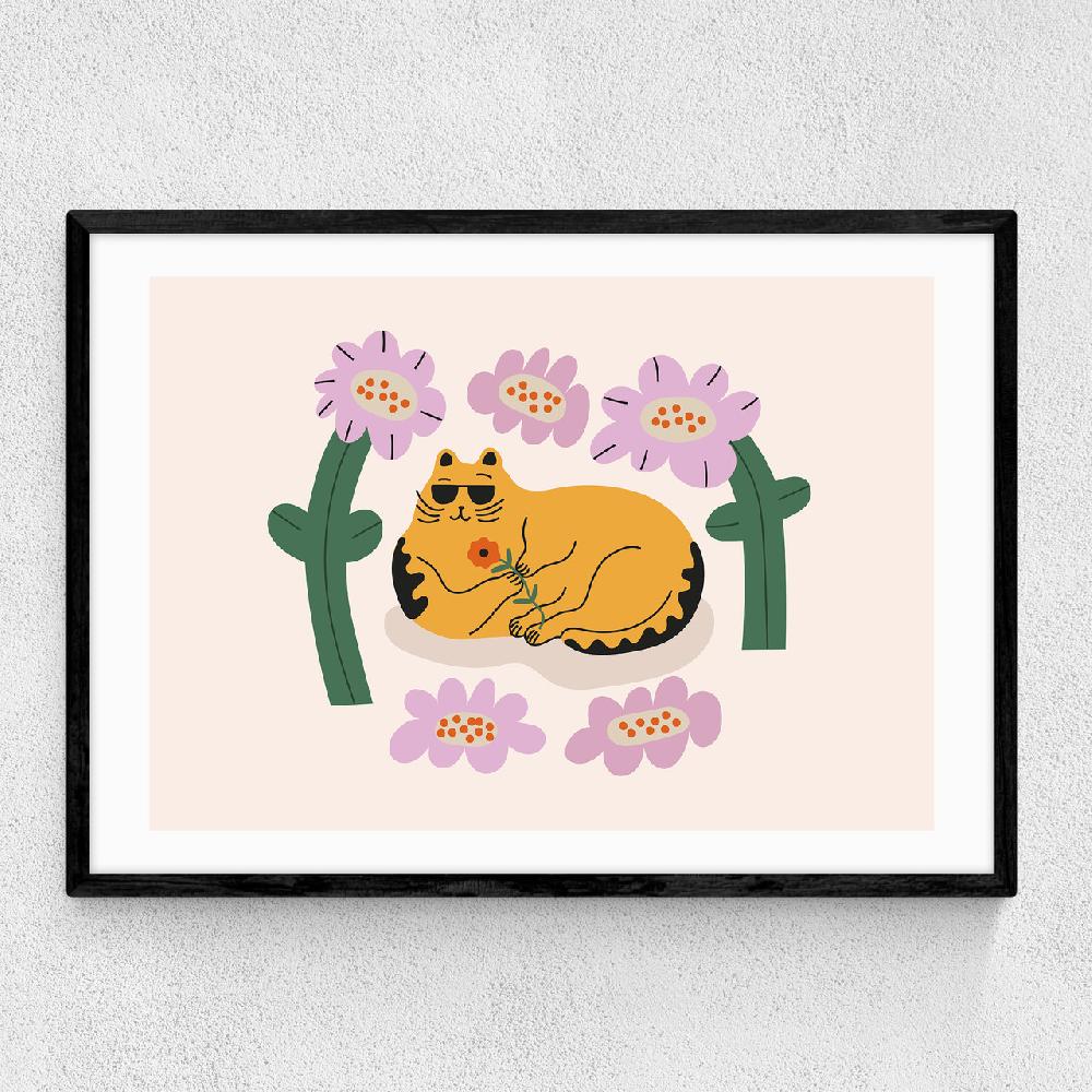 east end prints Summer Cat