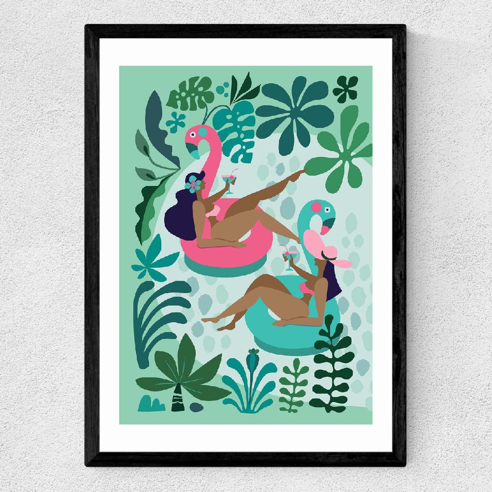 East End Prints Summer Girls