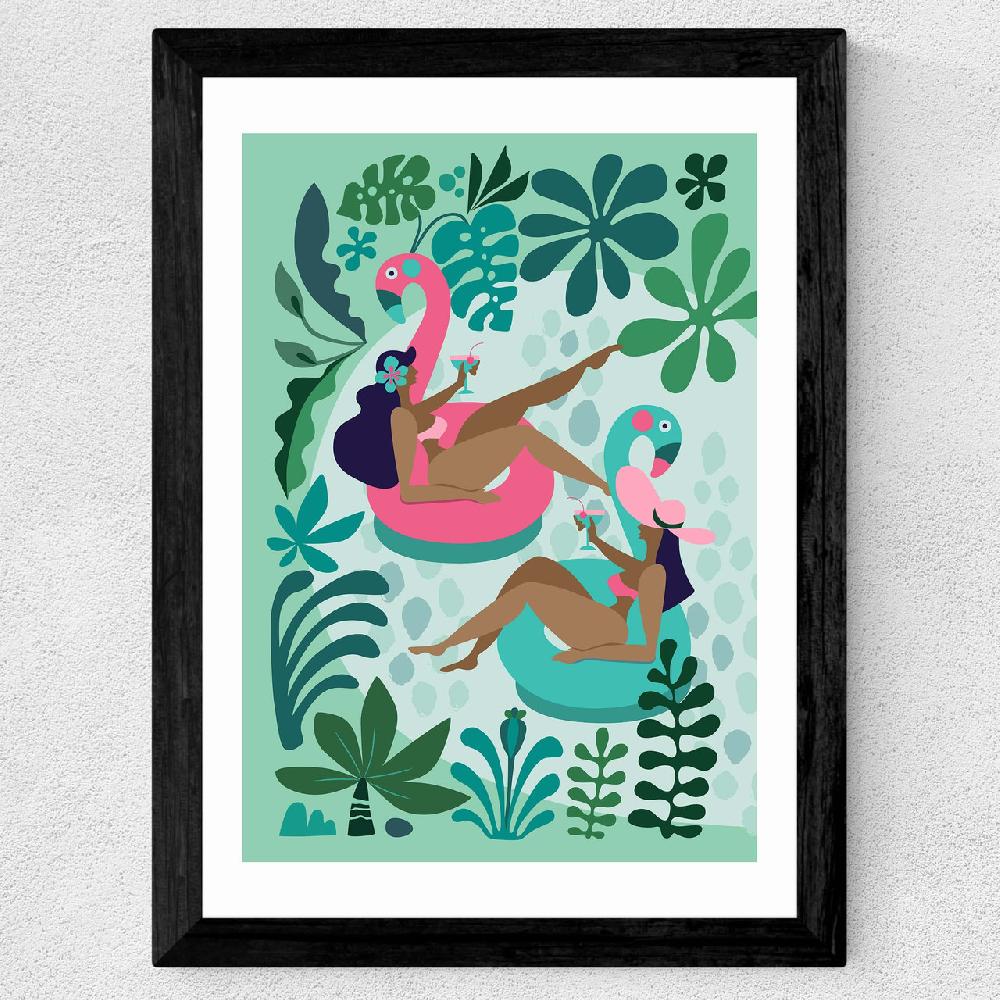East End Prints Summer Girls