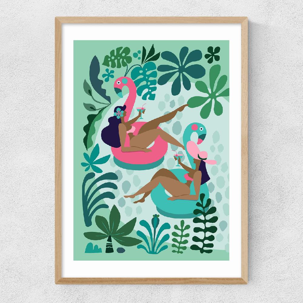 East End Prints Summer Girls