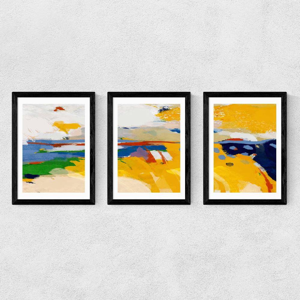 East End Prints Summer Triptych