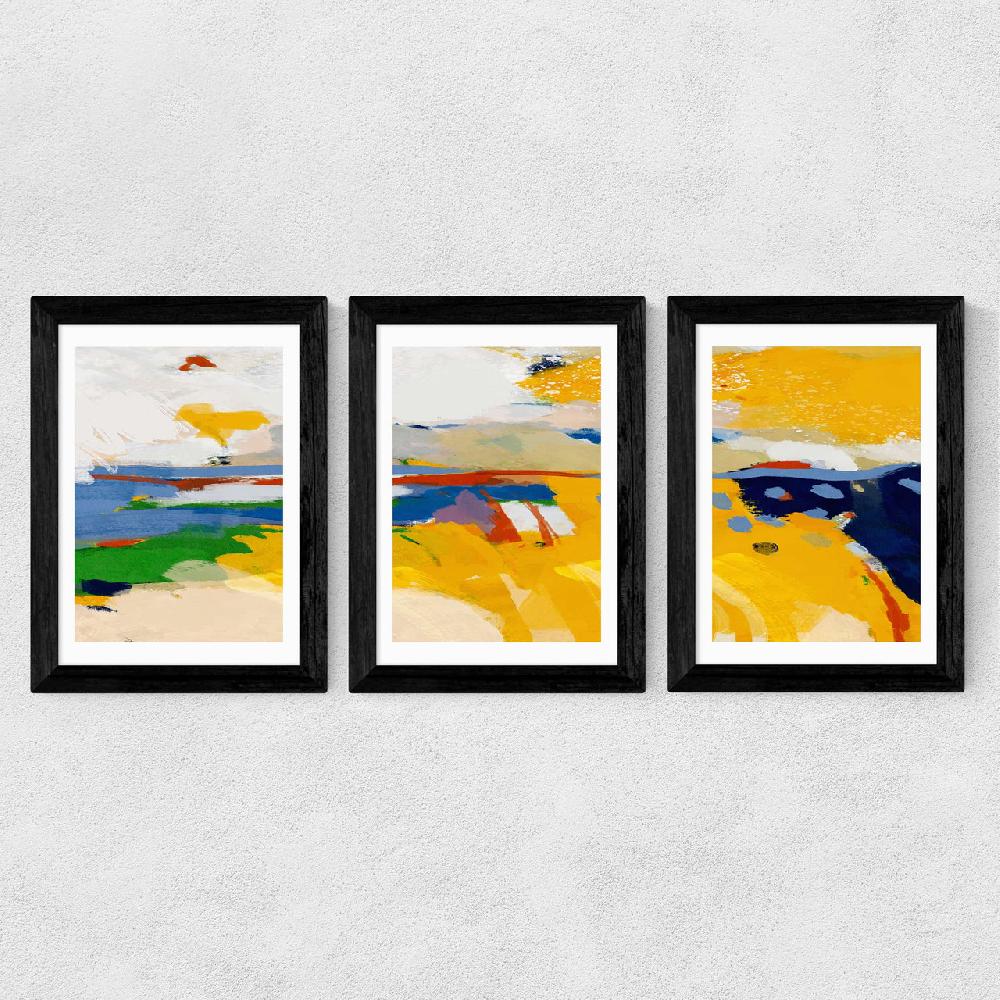 East End Prints Summer Triptych